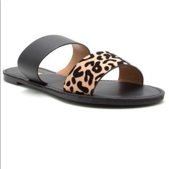 Leopard Strap Sandals - Picture 3 of 3